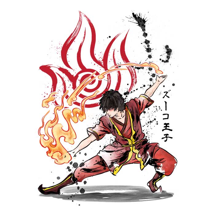 Men's Apparel - The Mighty Power of the Fire Nation Collection