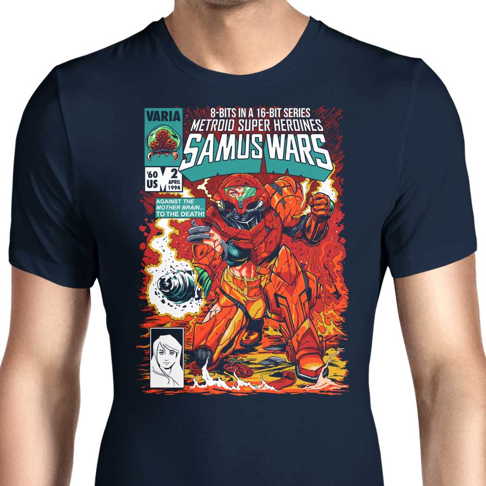 Samus Wars - Stylish Men's Cotton Apparel Collection
