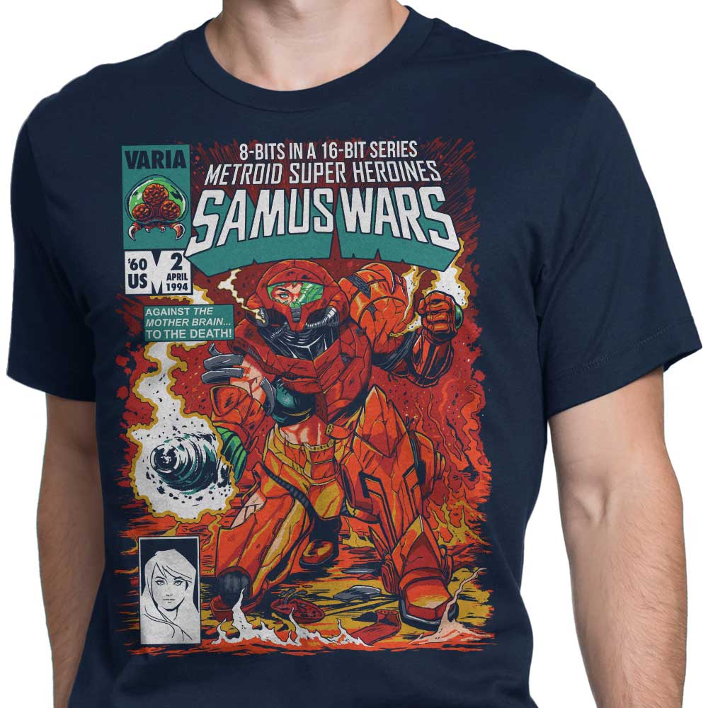 Samus Wars - Stylish Men's Cotton Apparel Collection