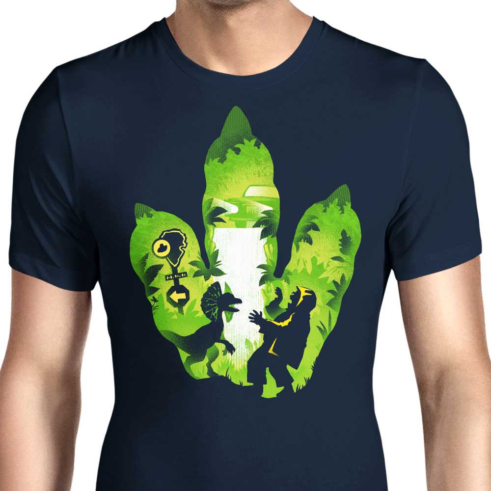 Men's Alemaglia Dilophosaurus Footprint Apparel