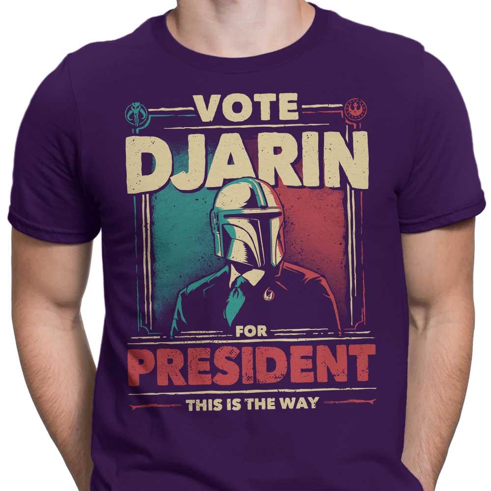 Teesgeex Men's 'Djarin for President' Apparel - Various Sizes