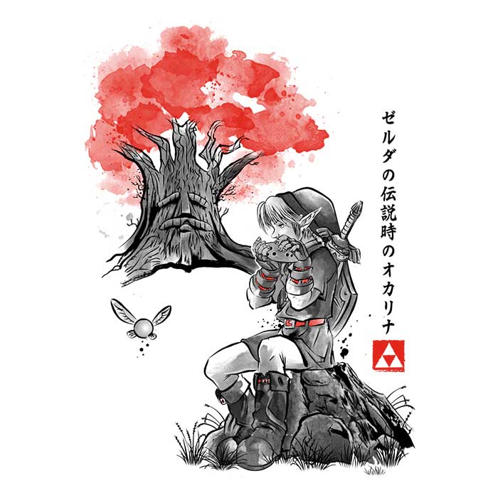 The Magnificent Deku Sumi-e - Stylish Men's Clothing Apparel
