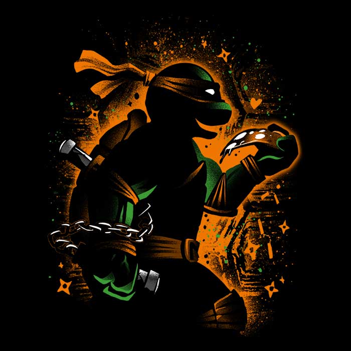 Men's Orange Party - themed Ninja Apparel
