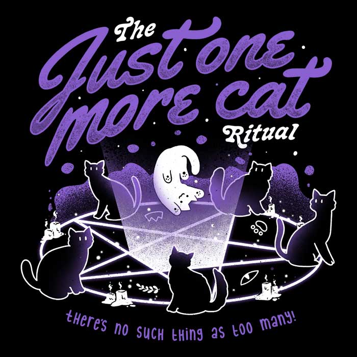 Just One More Cat - Stylish Men's Clothing Apparel