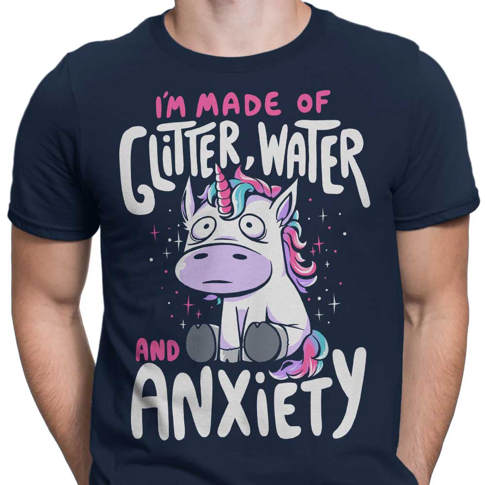 Stylish Men's Apparel - Glitter, Water, and Anxiety Collection