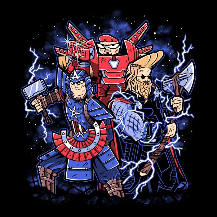Men's Fashion Apparel - Toonvengers Trinity Collection