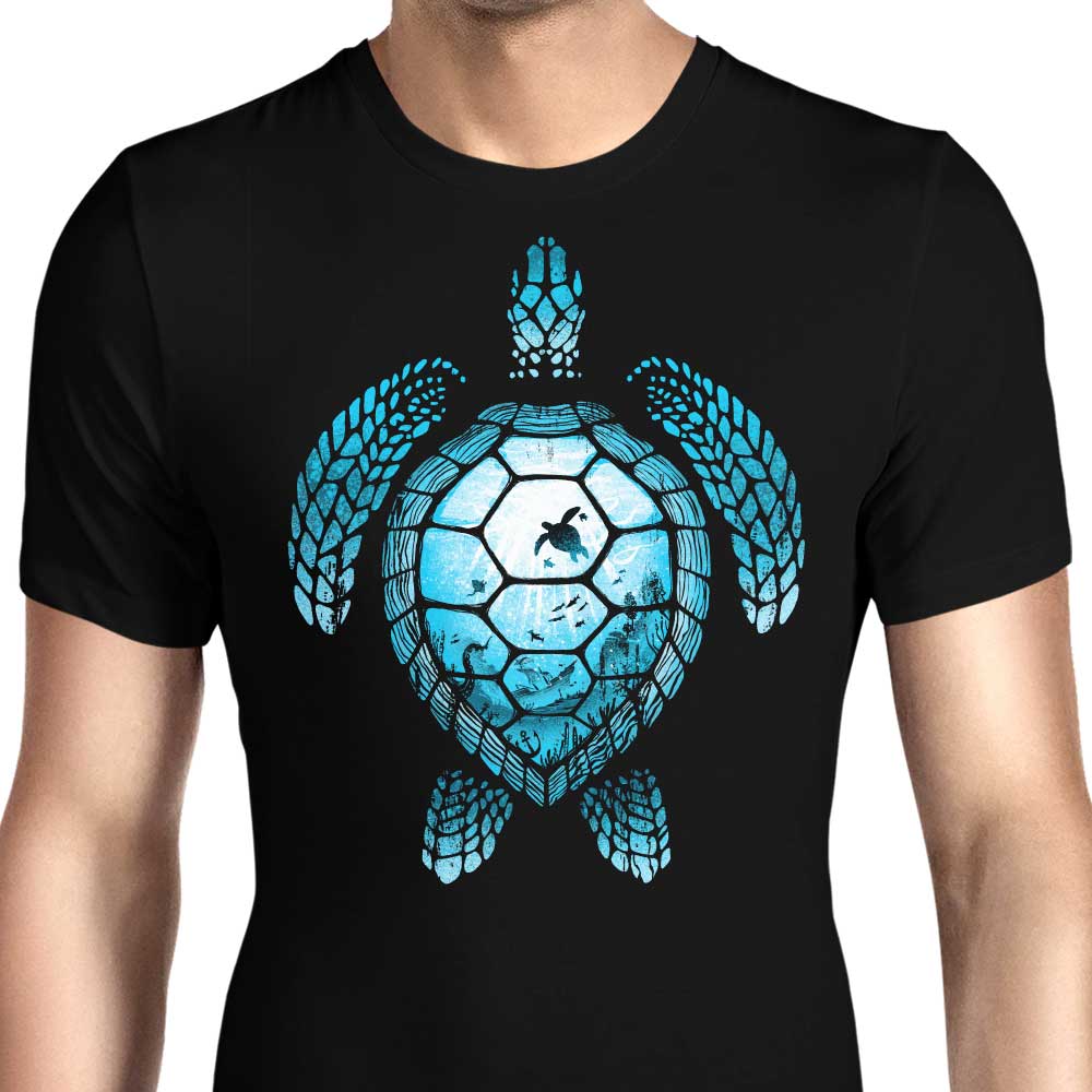 Alemaglia Men's Turtle Silhouette T-Shirts and Premium T-Shirts