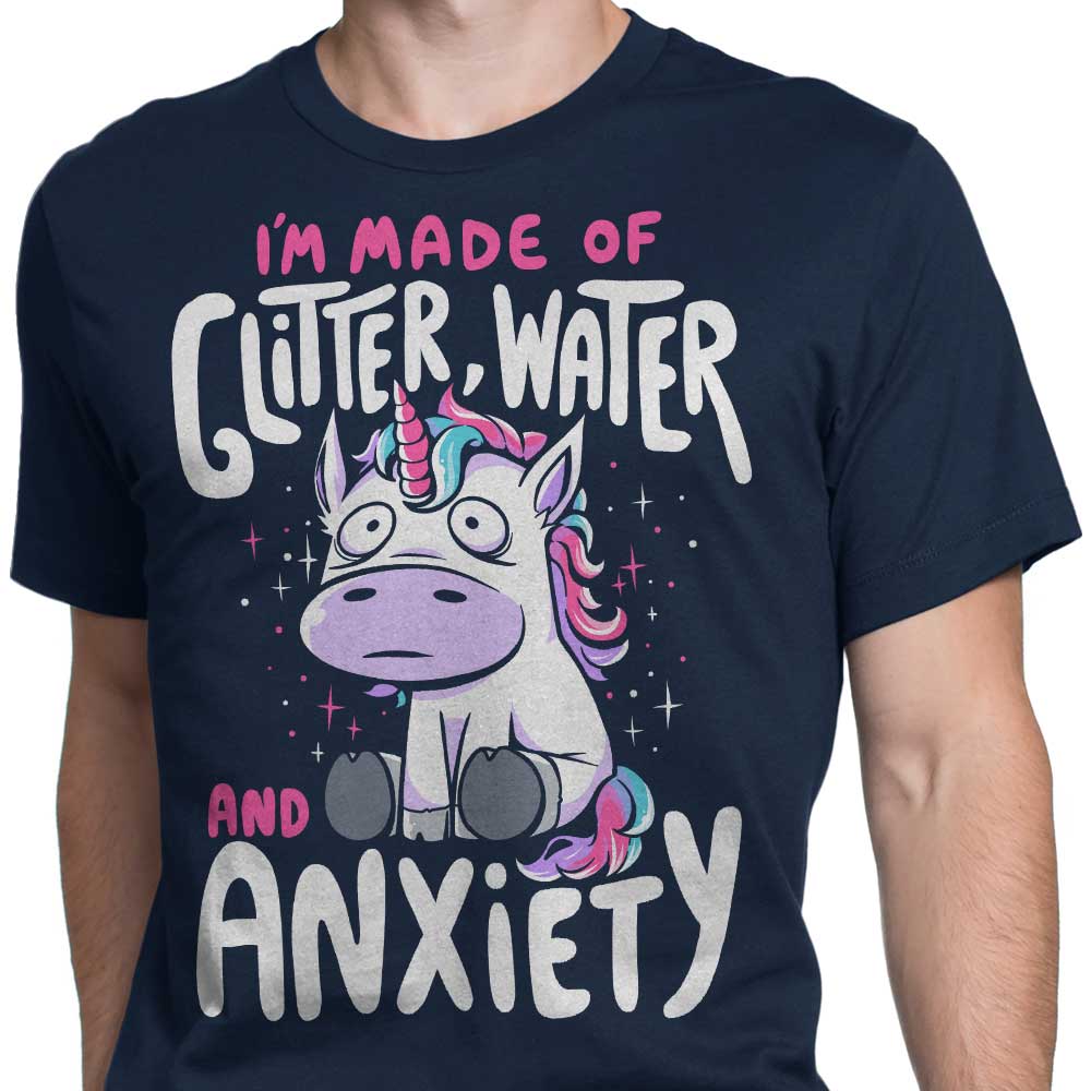 Stylish Men's Apparel - Glitter, Water, and Anxiety Collection