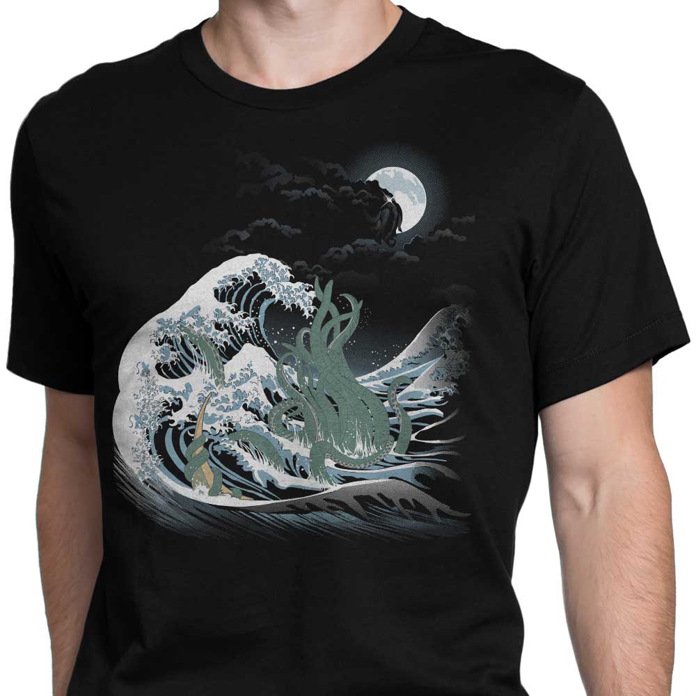 The Mysterious Wave of R'lyeh - Stylish Men's Clothing Apparel