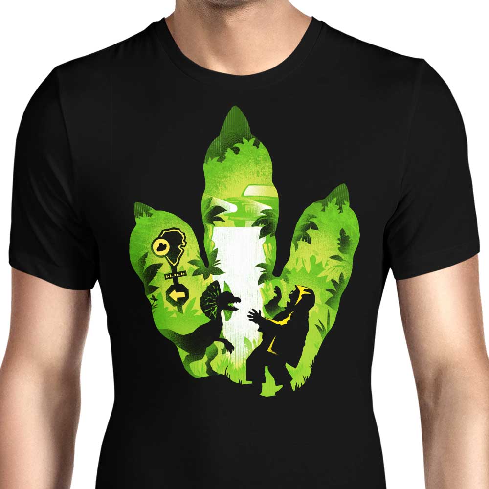 Men's Alemaglia Dilophosaurus Footprint Apparel