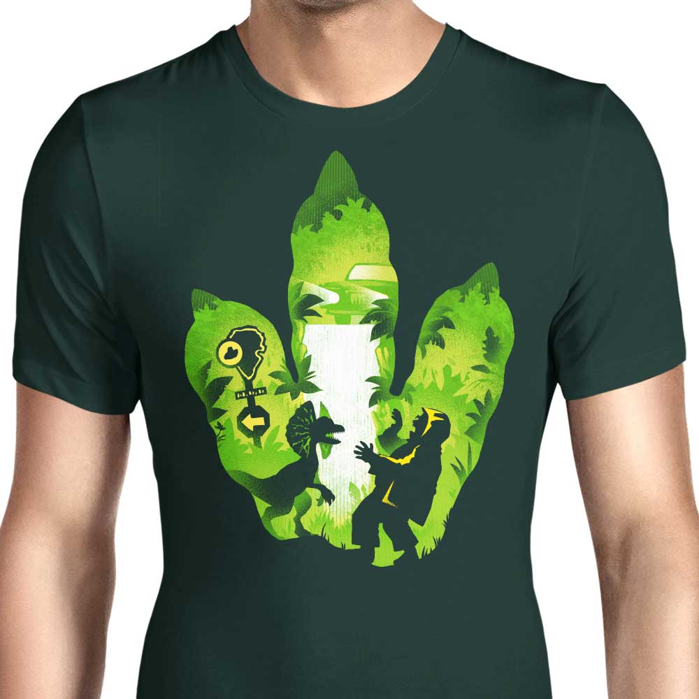 Men's Alemaglia Dilophosaurus Footprint Apparel