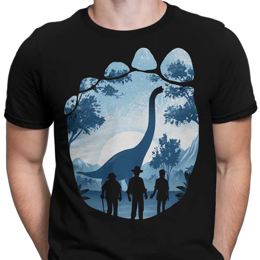 Men's Alemaglia Apparel with Brachiosaurus Footprint Design