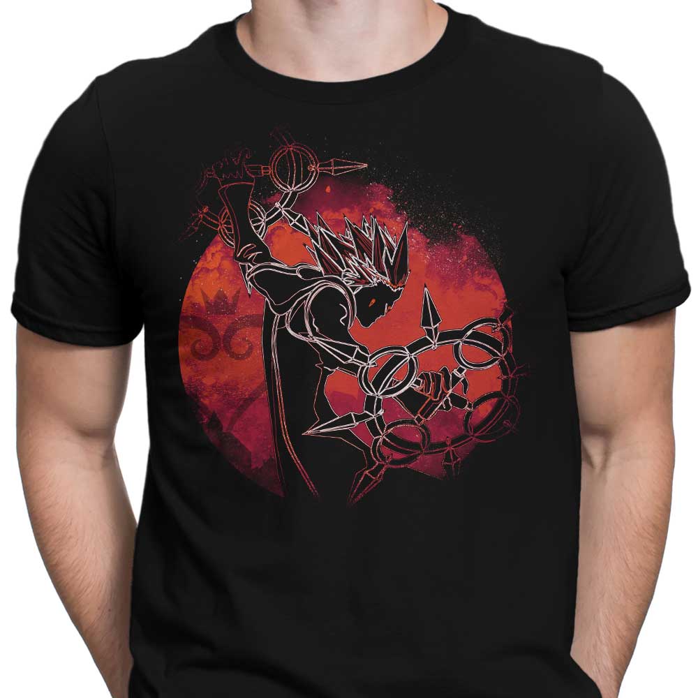 Stylish Men's Apparel - Orb with Dancing Flames Design