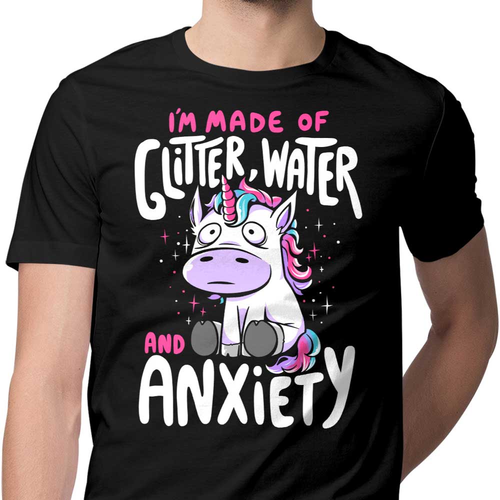 Stylish Men's Apparel - Glitter, Water, and Anxiety Collection