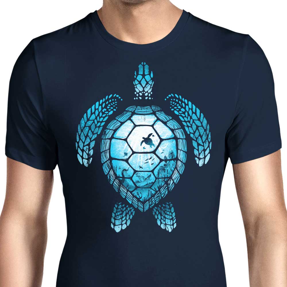 Alemaglia Men's Turtle Silhouette T-Shirts and Premium T-Shirts