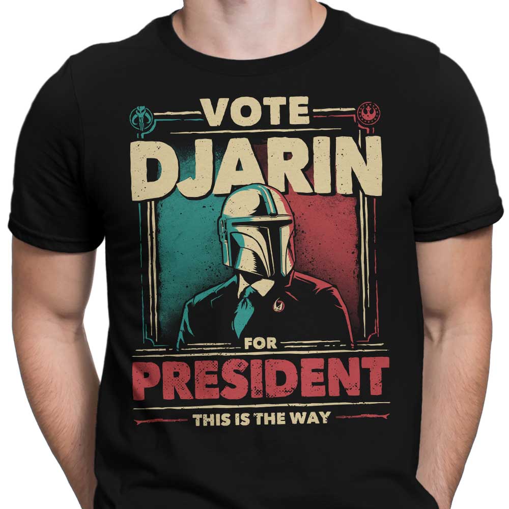 Teesgeex Men's 'Djarin for President' Apparel - Various Sizes