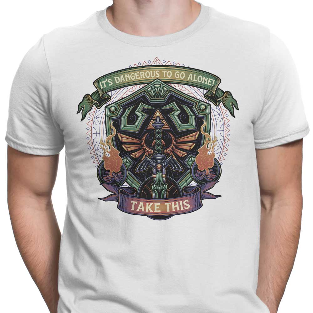 Stylish Men's Shield and Sword Apparel Collection