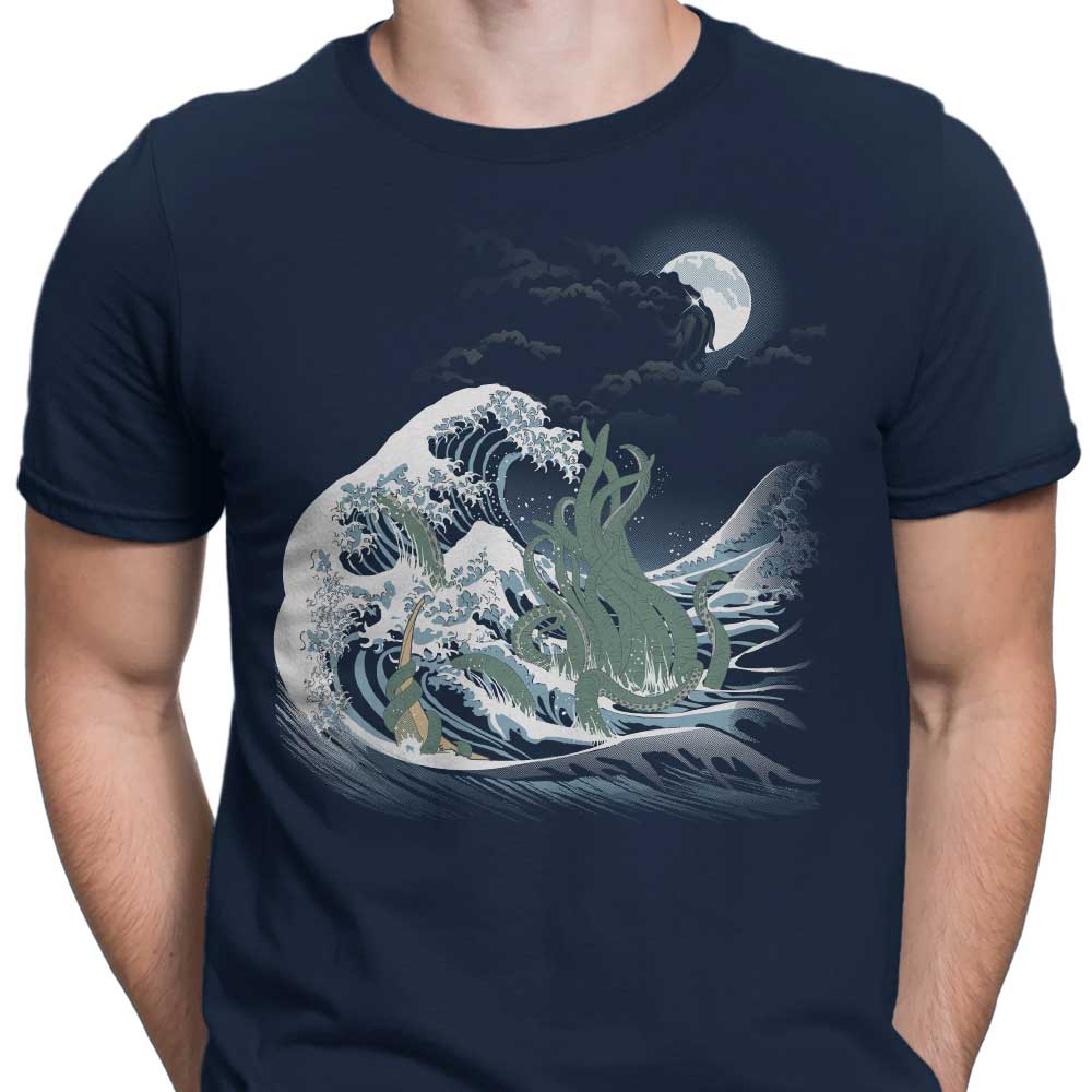 The Mysterious Wave of R'lyeh - Stylish Men's Clothing Apparel