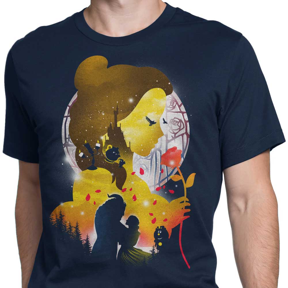 Stylish Men's Village Princess Silhouette Apparel