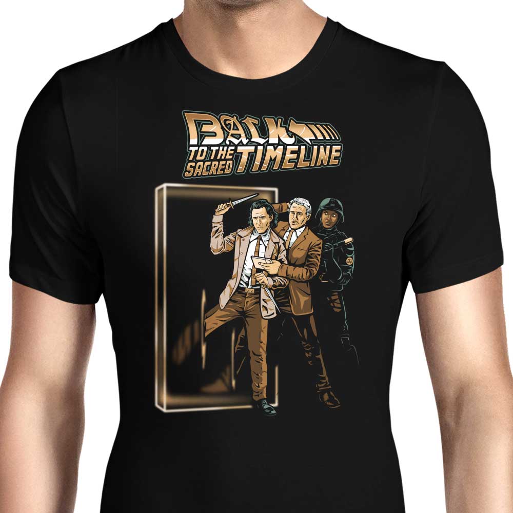 Men's Apparel - Return to the Sacred Timeline Collection