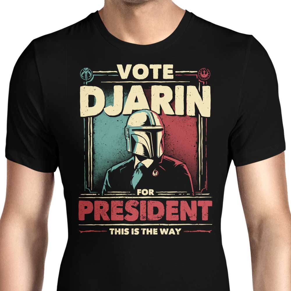 Teesgeex Men's 'Djarin for President' Apparel - Various Sizes