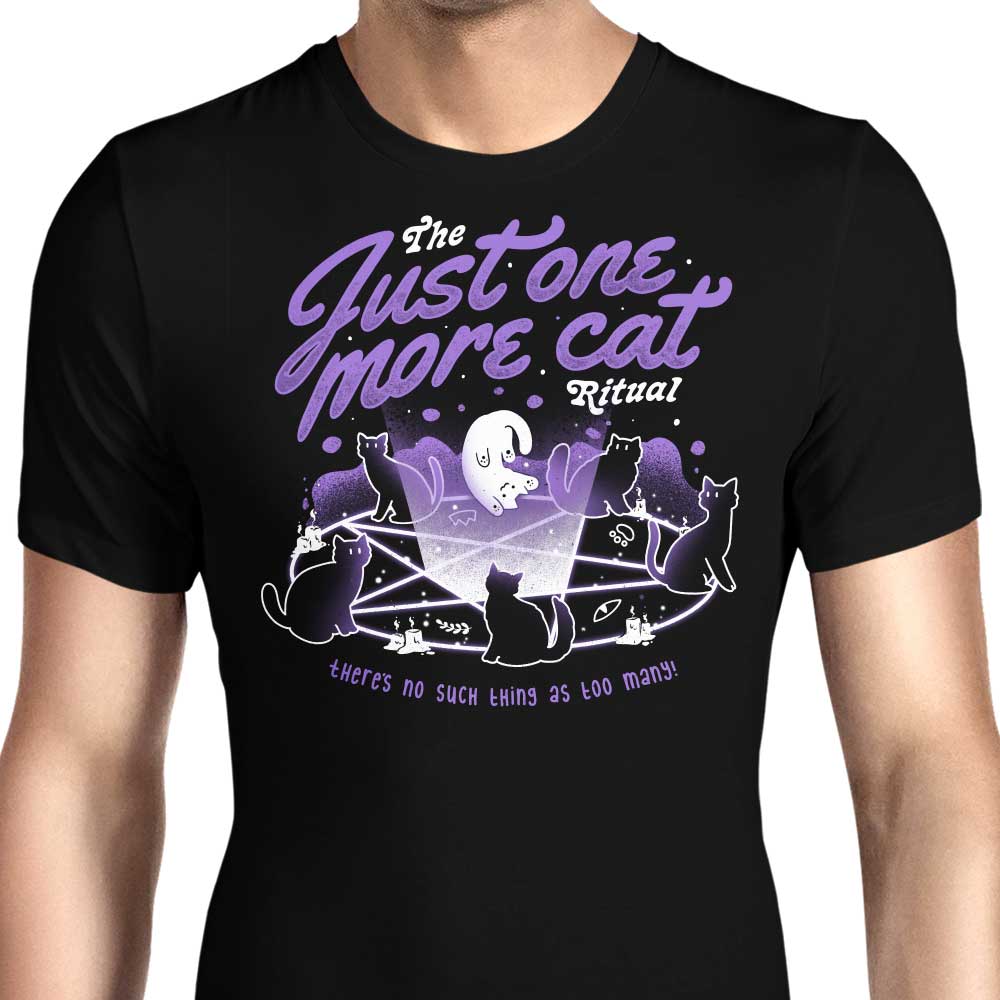 Just One More Cat - Stylish Men's Clothing Apparel