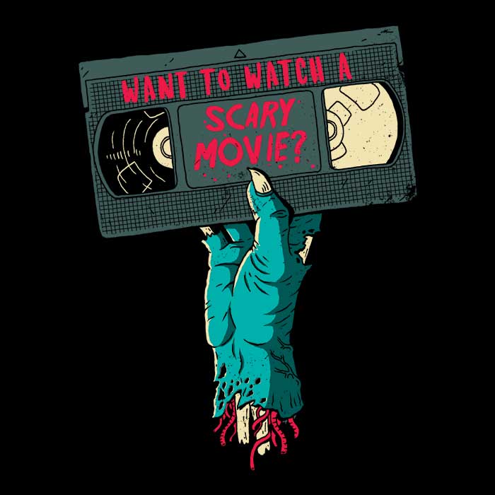 DinoMike's Spooky Scary Movie Men's T-Shirts Collection