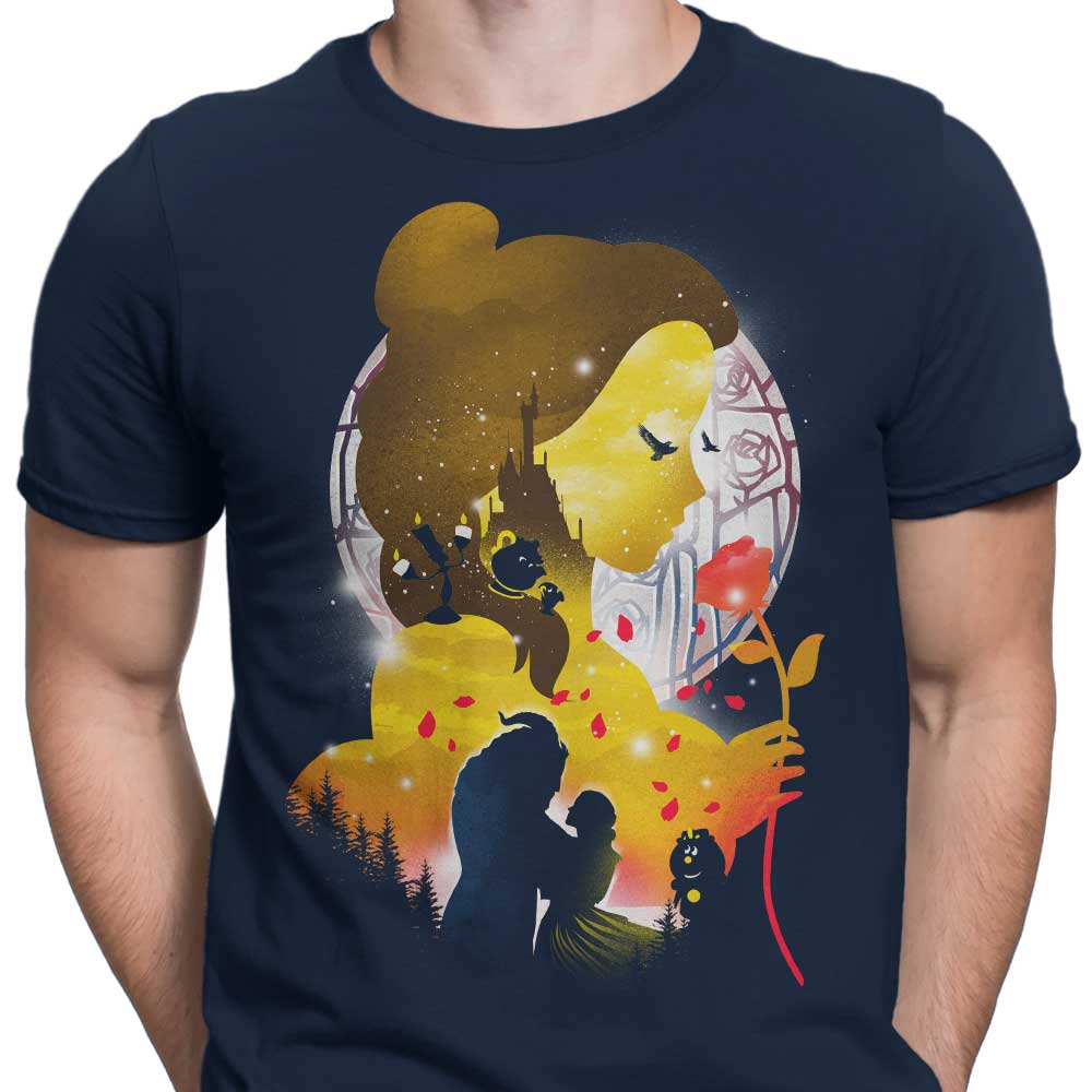 Stylish Men's Village Princess Silhouette Apparel