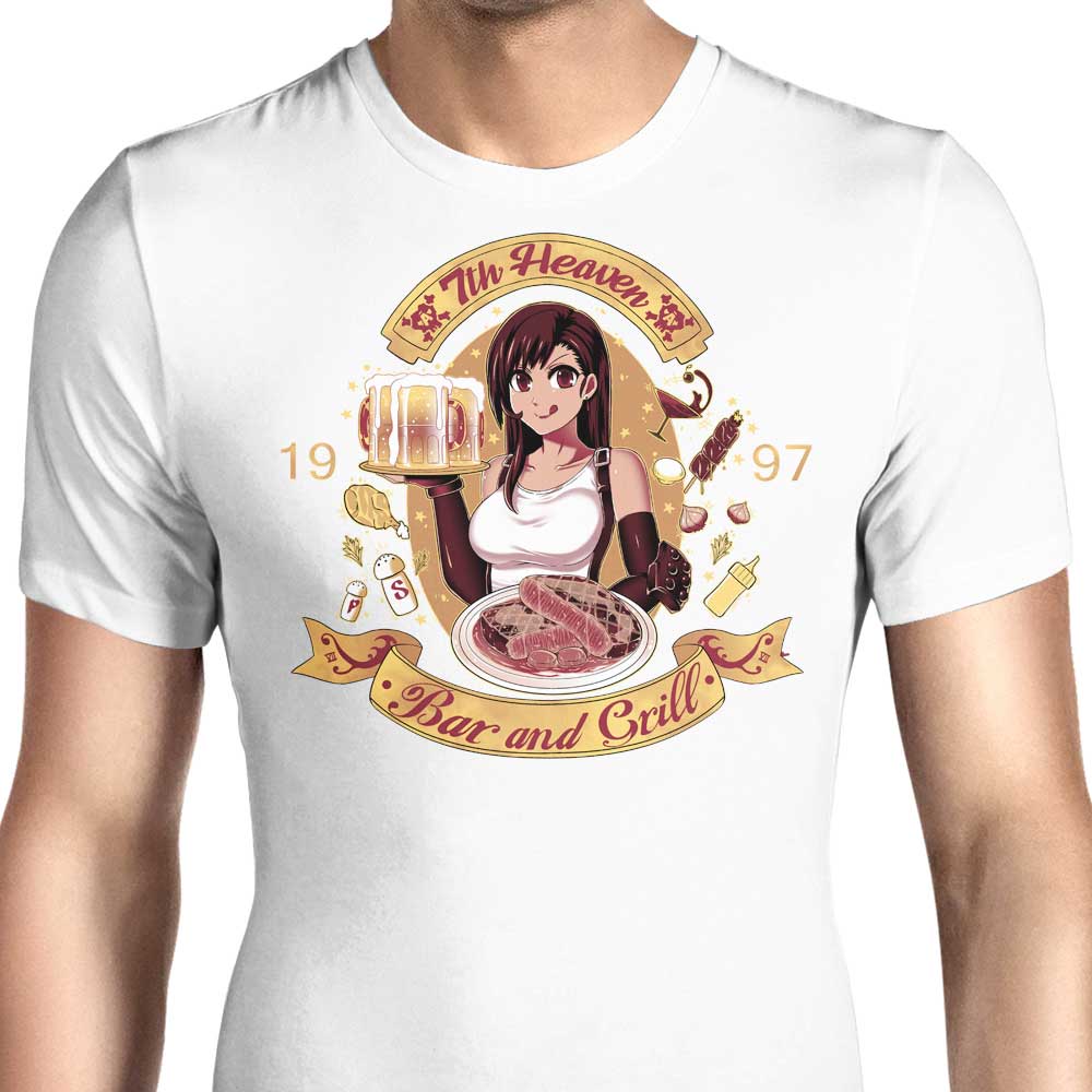 7th Heaven Bar and Grill Men's Comfortable Cotton Apparel