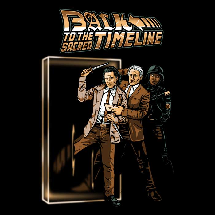 Men's Apparel - Return to the Sacred Timeline Collection
