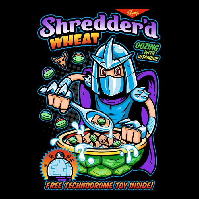 Harebrained Men's Shredded Wheat T-Shirts in Various Sizes