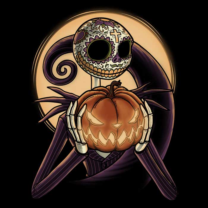 Stylish Men's Sugar Skellington Apparel - T-Shirts and Premium T-Shirts