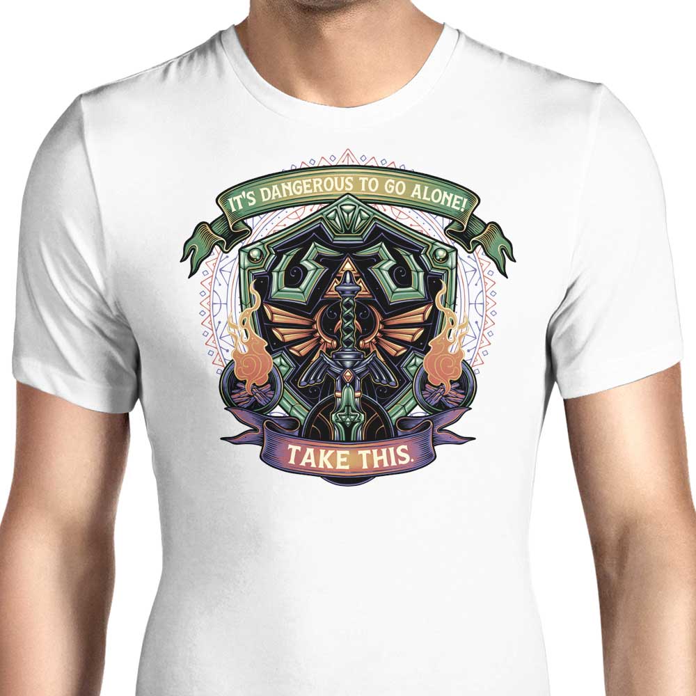 Stylish Men's Shield and Sword Apparel Collection