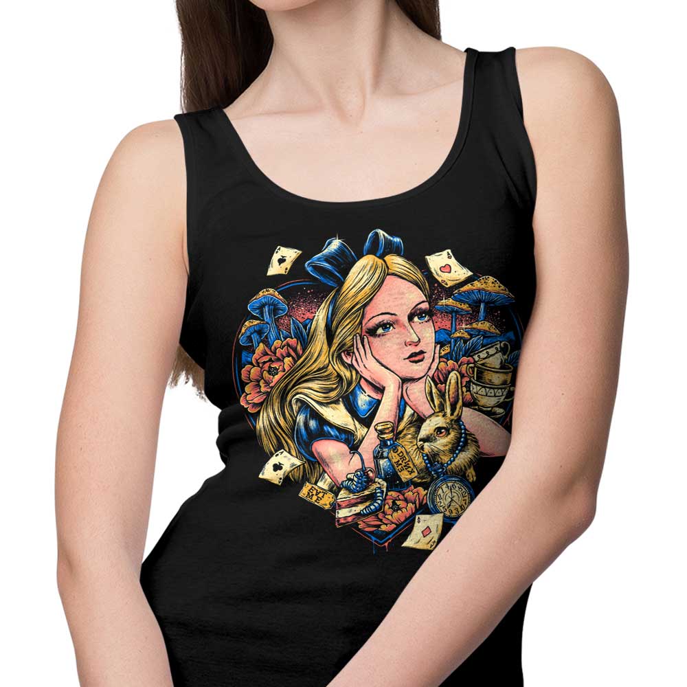 Comfortable Glitchygorilla Curious Heart Tank Tops for Men and Women