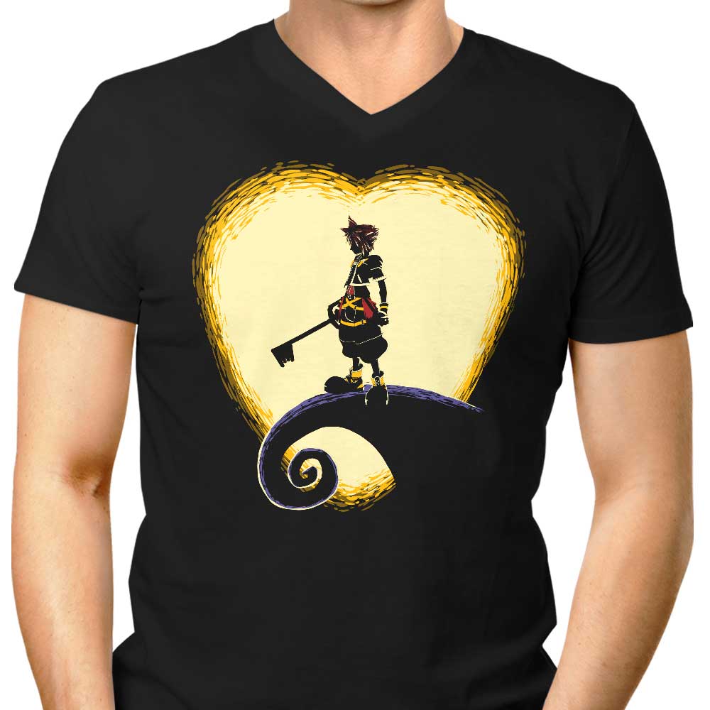 Men's Stylish V-Neck T-Shirt: Another World Collection