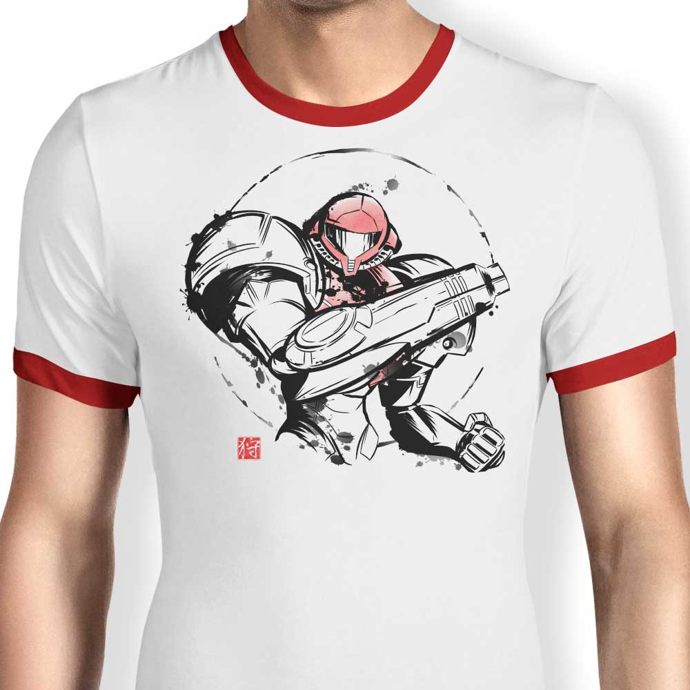 Powerful Ink - Men's Ringer T - Shirt in S to 4XL Sizes