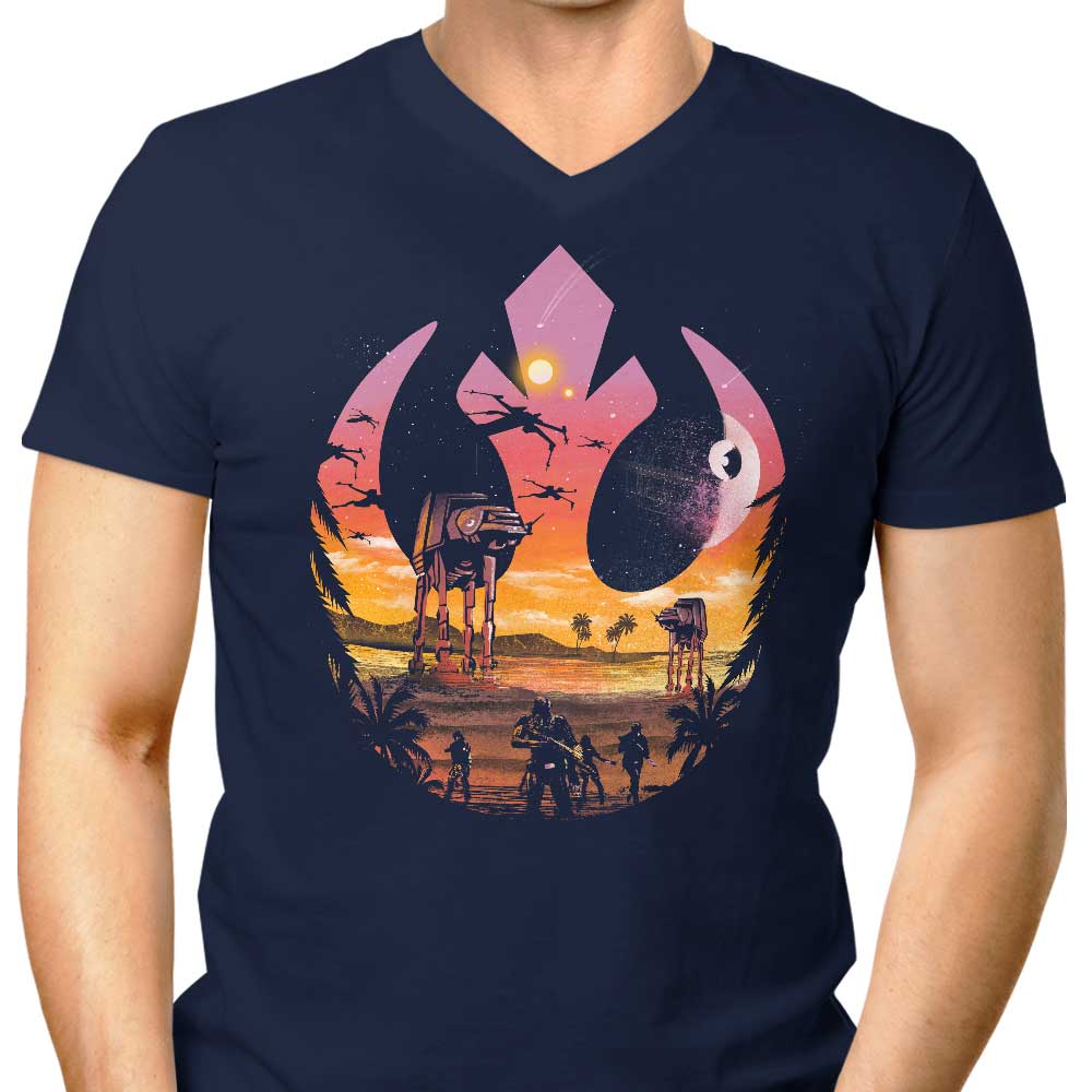 Stylish Men's V-Neck T-Shirts by Rogues