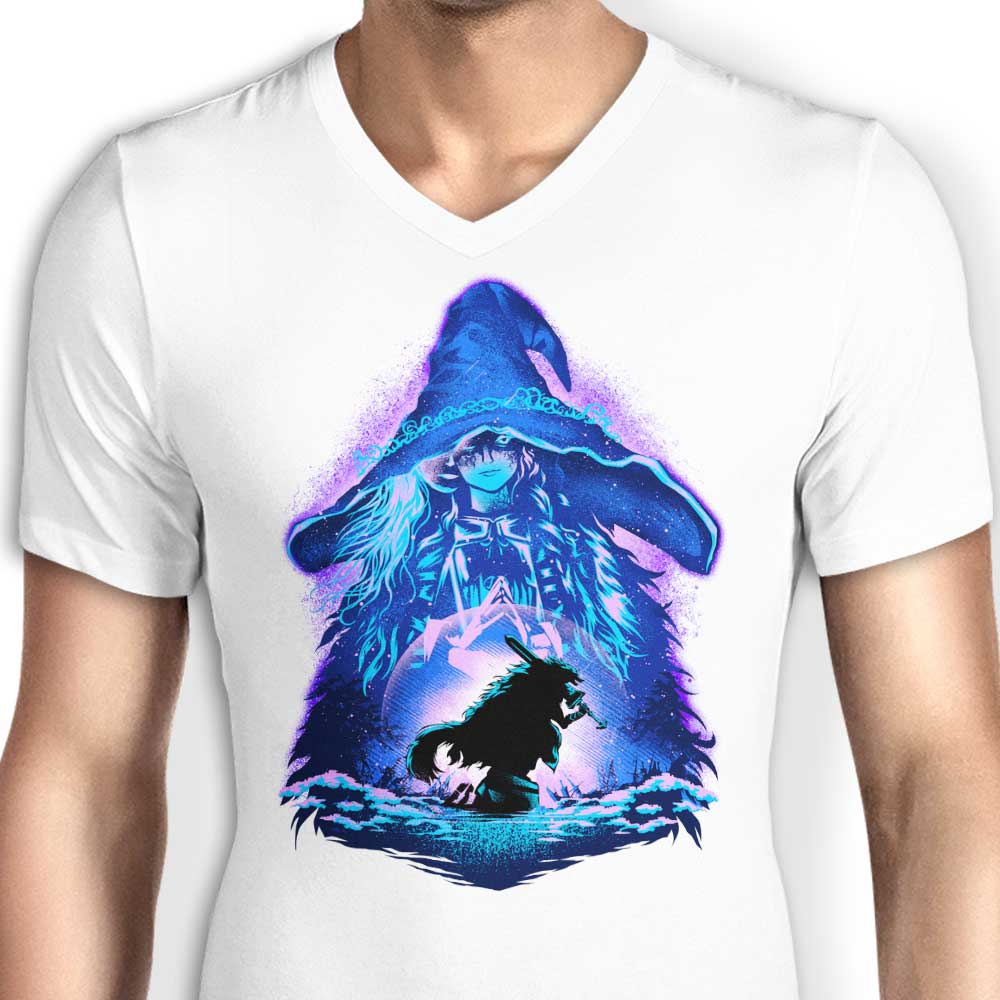 Hypertwenty's Men's Stylish V-Neck Lunar - Inspired T - Shirt