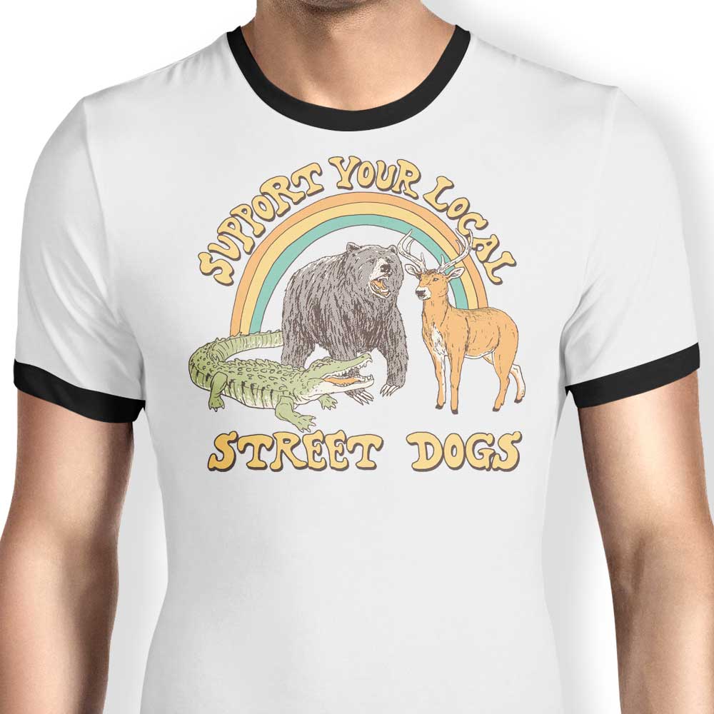 Men's Street Dogs Ringer Style Cotton T-Shirt
