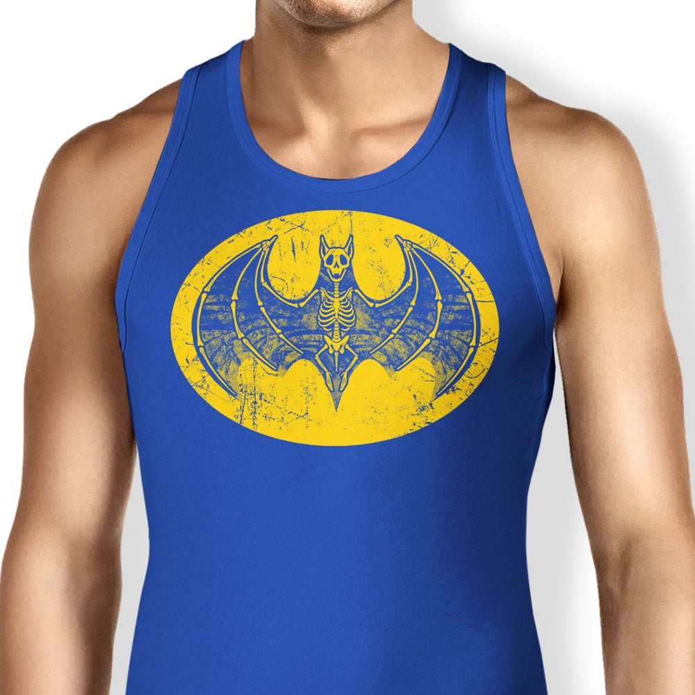 Alemaglia's Soft and Comfortable Skeleton Bat Signal Tank Top