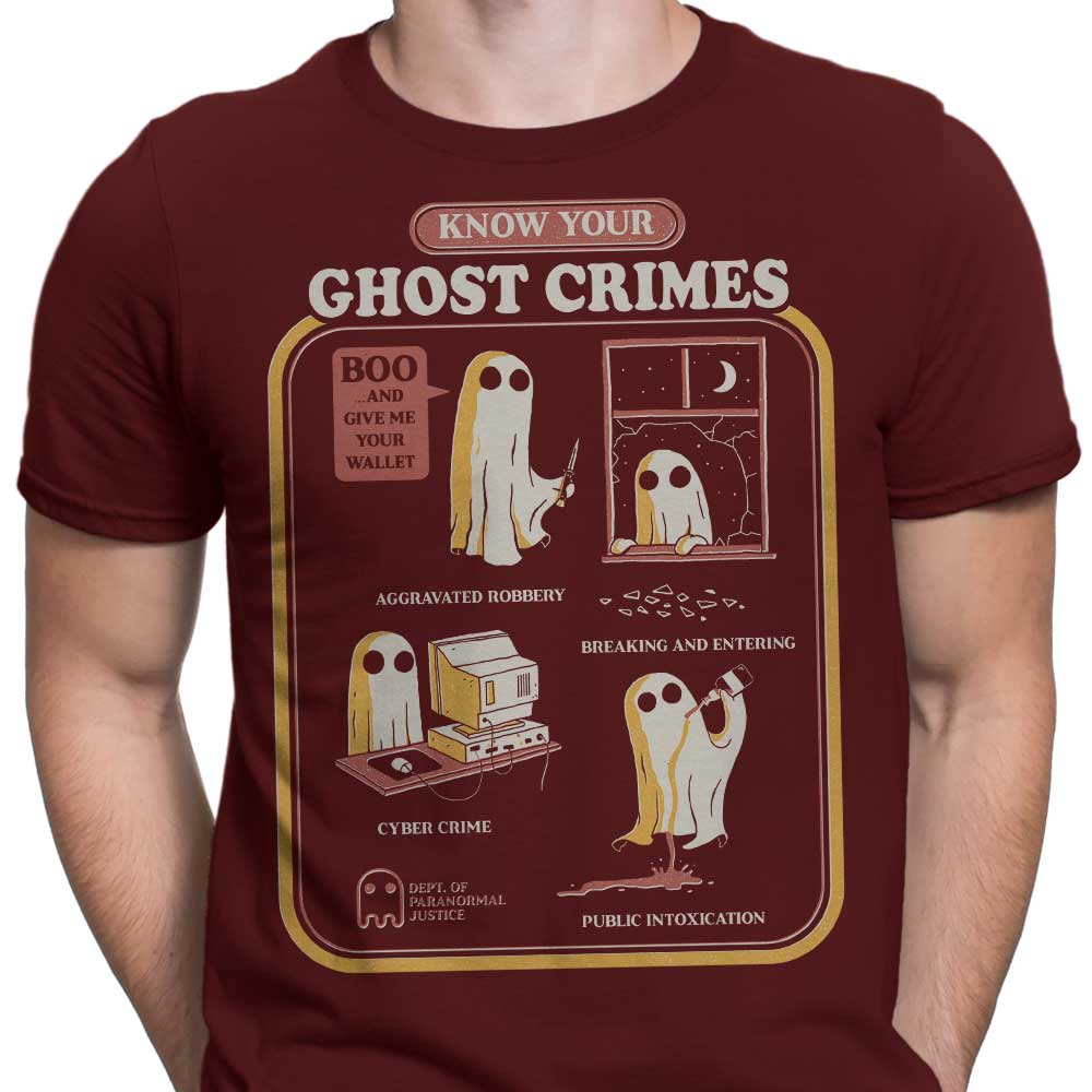Ghost Crimes Stylish Men's Apparel - T-Shirts in Various Sizes