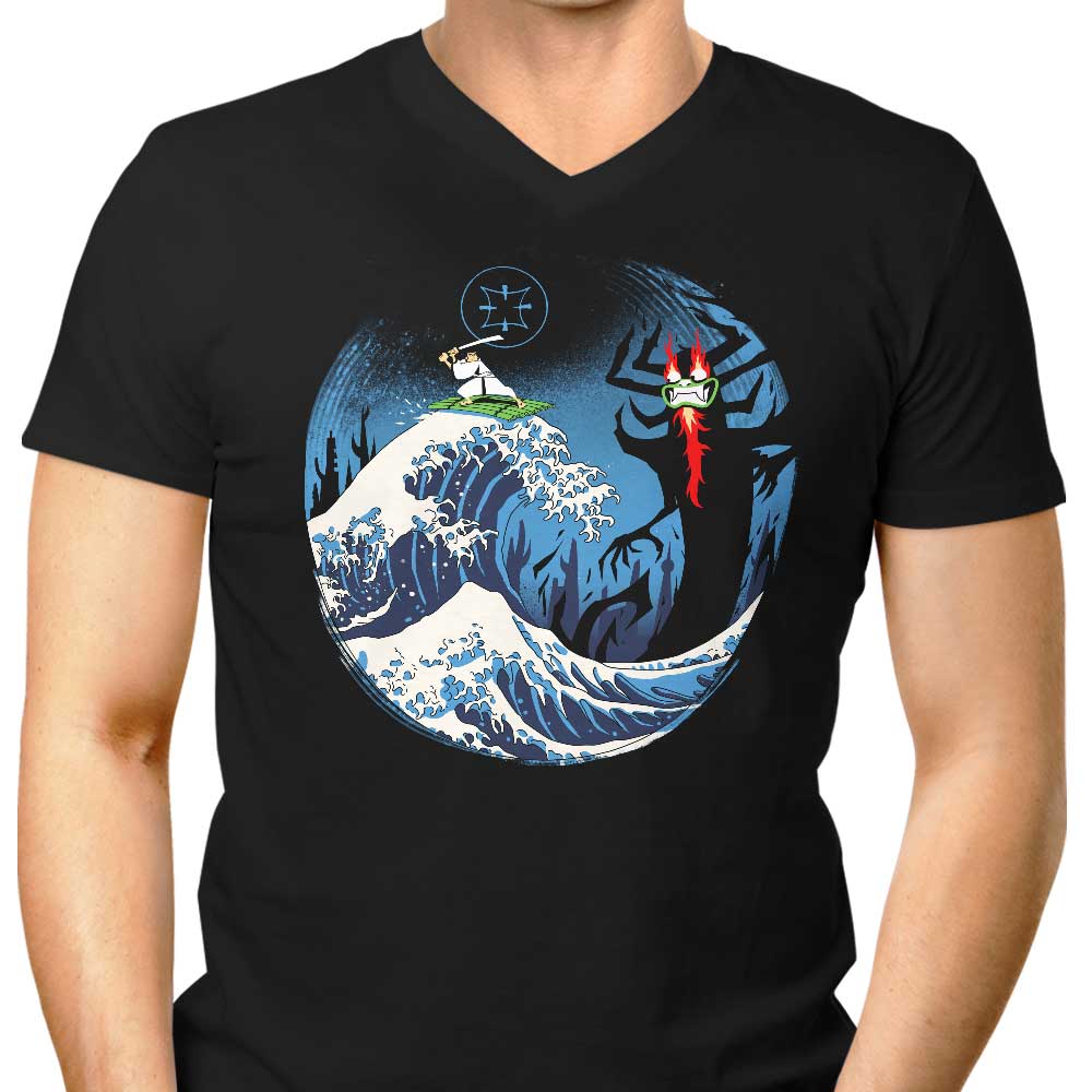 The Epic Battle - Men's Stylish V-Neck T-Shirt