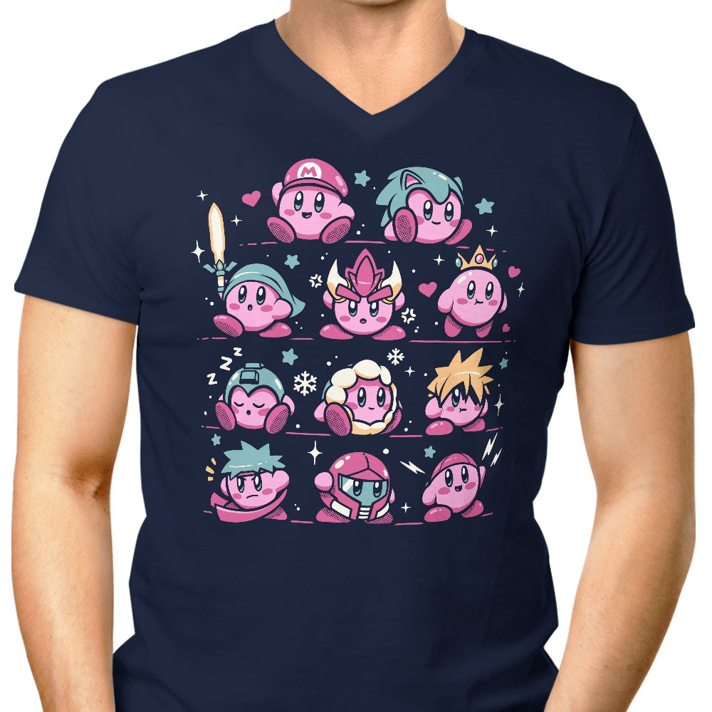 Stylish Men's Pink V-Neck - The Pink Warriors Collection