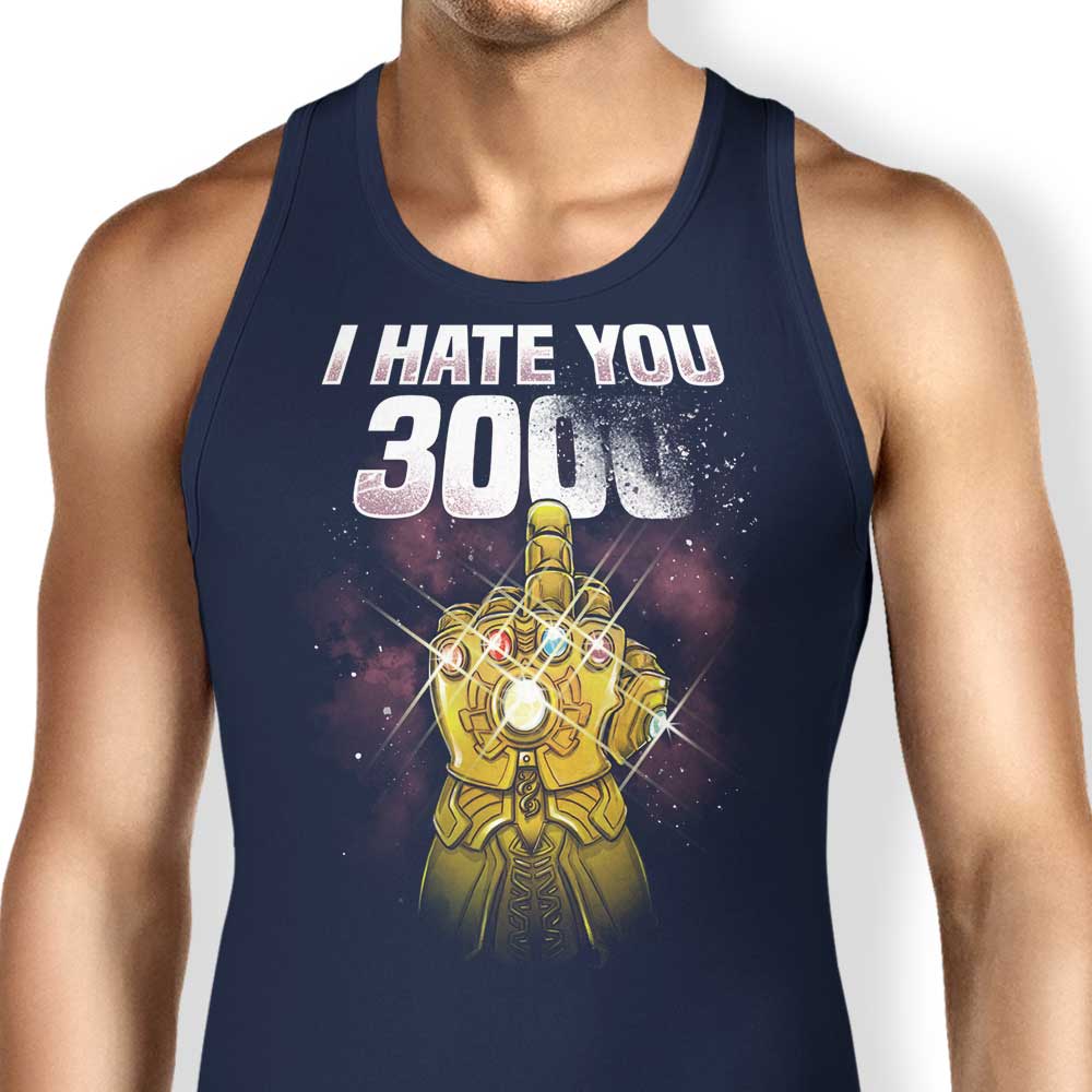 Alemaglia's Soft and Comfortable 'I Hate You 3000' Unisex & Women's Tank Tops