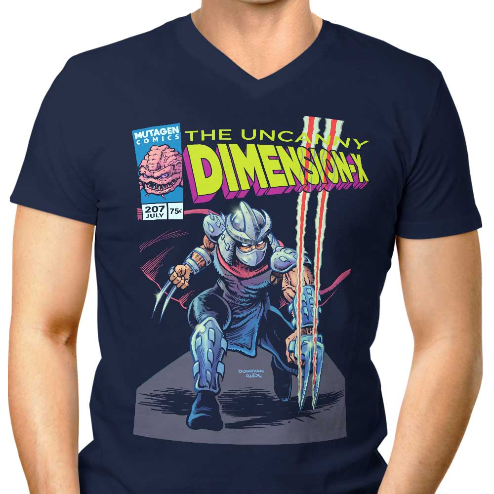 The Mysterious Dimension X Men's V-Neck T-Shirt