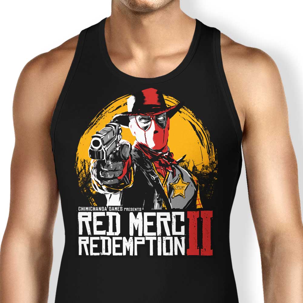 Rustenico's Red Merc Redemption Men's and Women's Comfortable Tank Tops