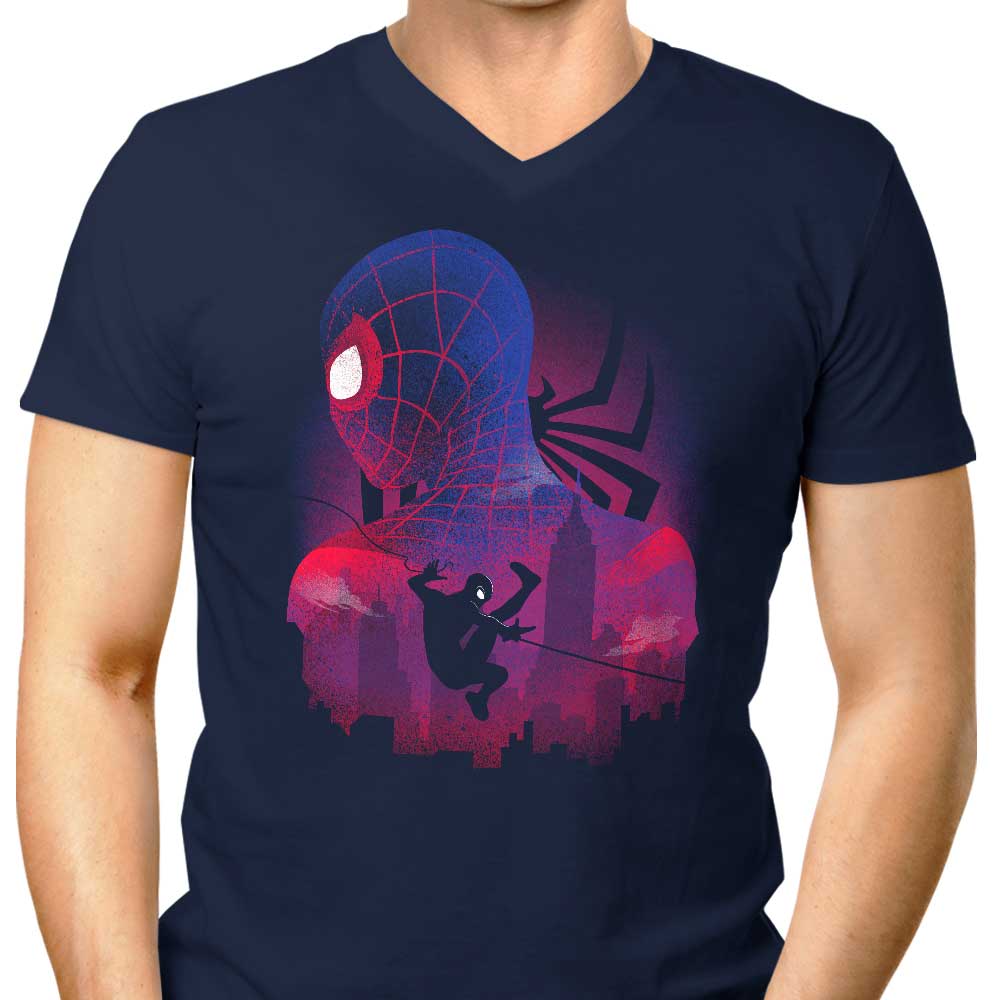 Men's Spin Brand V-Neck T-Shirt