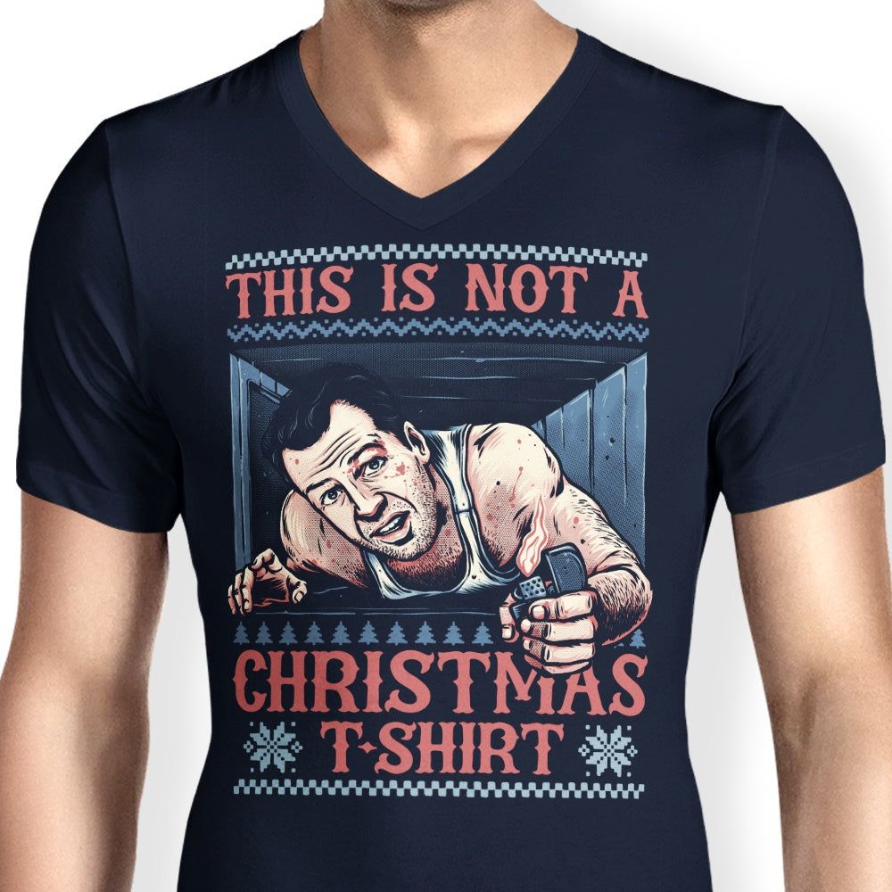 Men's V-Neck Non-Christmas Shirt