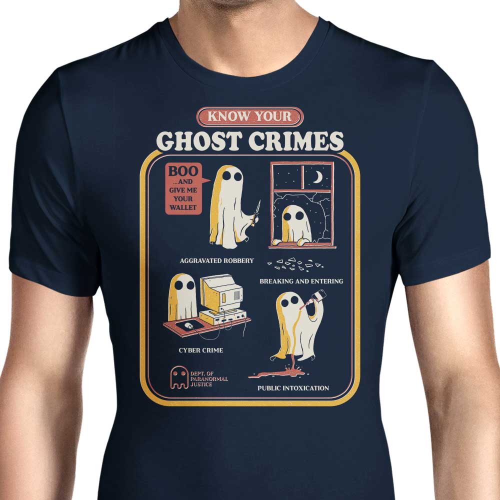 Ghost Crimes Stylish Men's Apparel - T-Shirts in Various Sizes