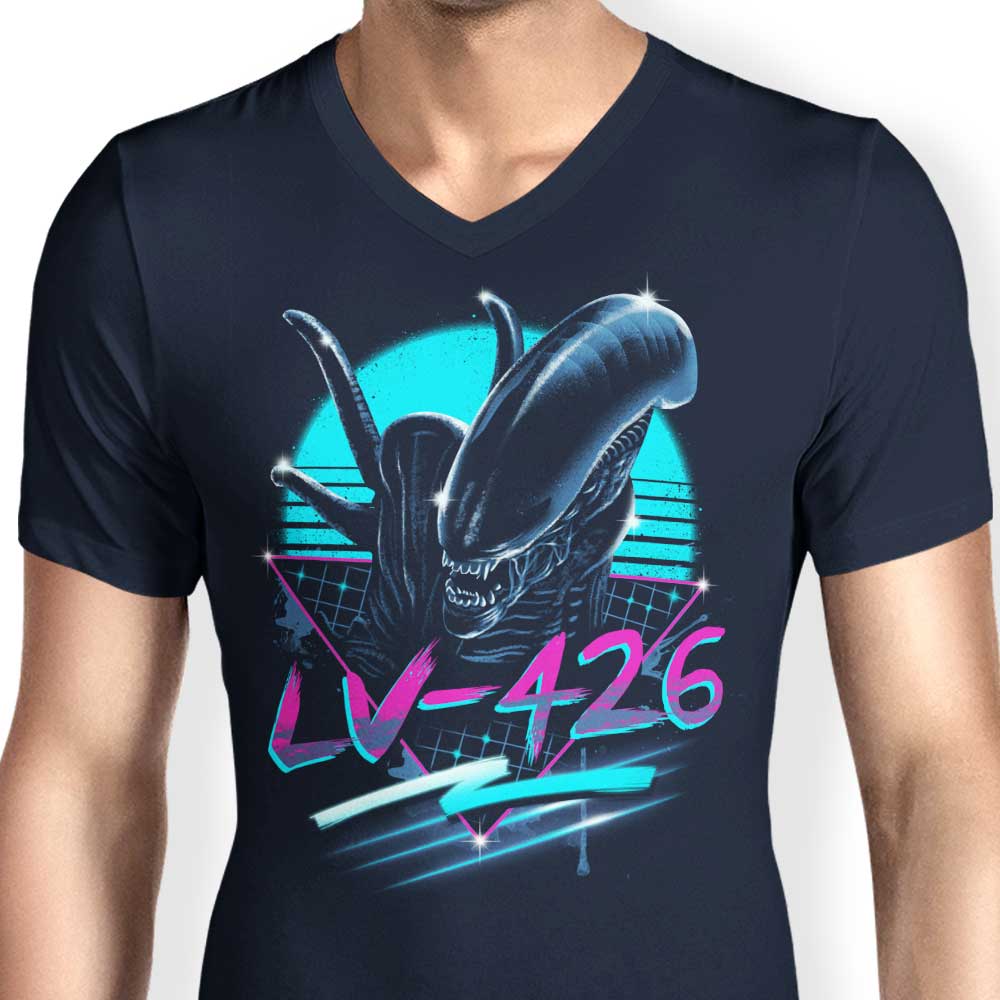 Awesome Alien Design - Men's Stylish V-Neck T-Shirt